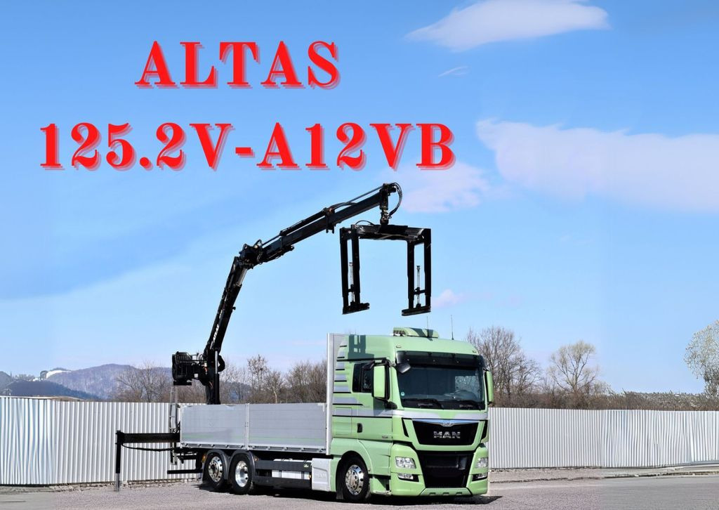 MAN TGX 26.440 Pritsche 6,60 m* ATLAS 125.2V-A12VB MAN TGX 26.440 Pritsche 6,60 m* ATLAS 125.2V-A12VB - Crane truck: picture 1 MAN TGX 26.440 Pritsche 6,60 m* ATLAS 125.2V-A12VB MAN TGX 26.440 Pritsche 6,60 m* ATLAS 125.2V-A12VB - Crane truck: picture 1