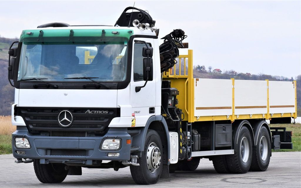 Mercedes-Benz ACTROS 2632 * HIAB 144B-3HIDUO+FUNK / 6x4 - Crane truck, Dropside/ Flatbed truck: picture 4 Mercedes-Benz ACTROS 2632 * HIAB 144B-3HIDUO+FUNK / 6x4 - Crane truck, Dropside/ Flatbed truck: picture 4