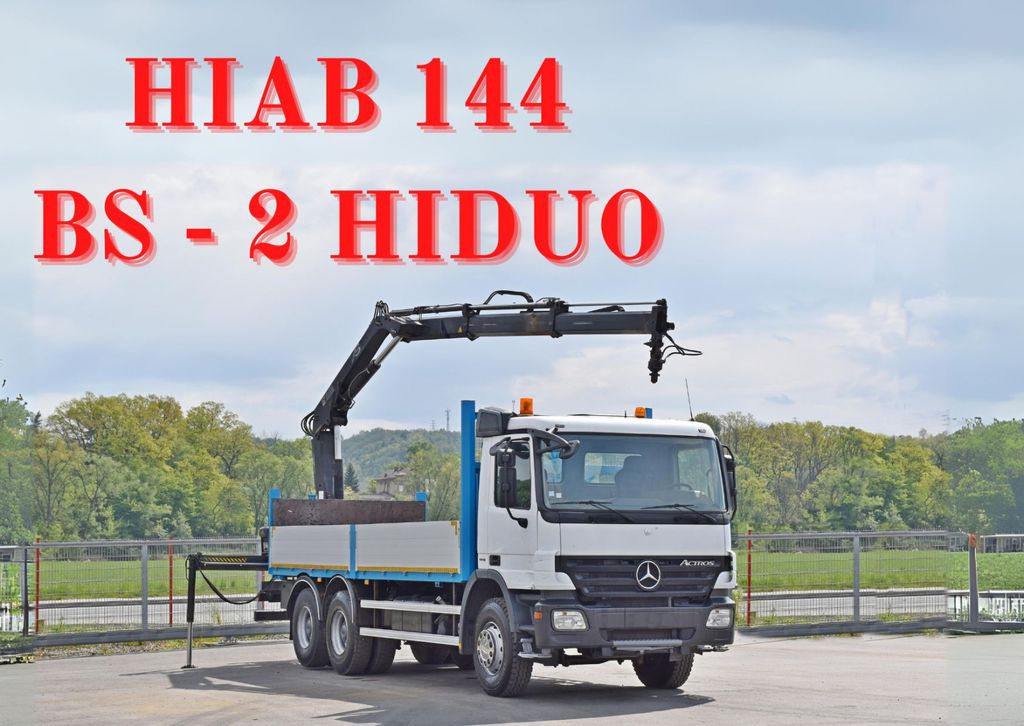 Mercedes-Benz ACTROS 2632 * HIAB 144BS-2HIDUO+FUNK / 6x4 - Crane truck: picture 1 Mercedes-Benz ACTROS 2632 * HIAB 144BS-2HIDUO+FUNK / 6x4 - Crane truck: picture 1