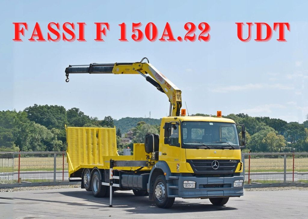 Mercedes-Benz AXOR 2533 ABSCHLEPPWAGEN 7,50 m + FASSI F150A.22 - Tow truck: picture 1 Mercedes-Benz AXOR 2533 ABSCHLEPPWAGEN 7,50 m + FASSI F150A.22 - Tow truck: picture 1