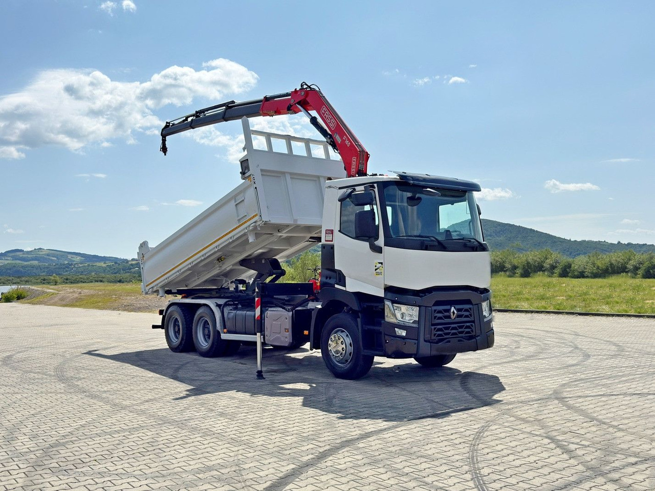 Renault C 430 * FASSI F165A.0.23 + FUNK * 6x4 - Tipper, Crane truck: picture 2 Renault C 430 * FASSI F165A.0.23 + FUNK * 6x4 - Tipper, Crane truck: picture 2