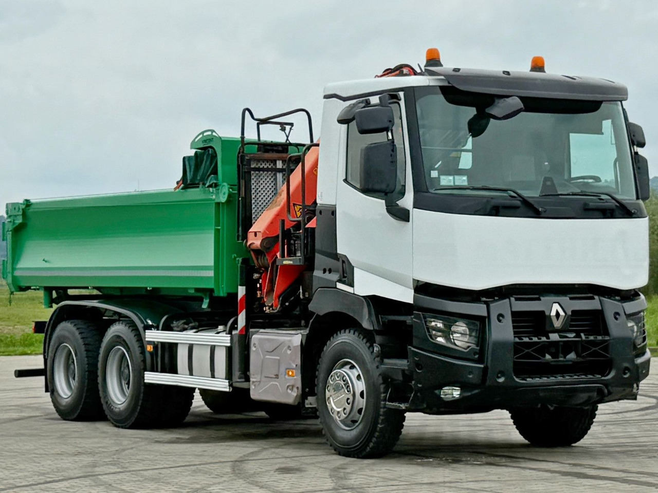 Renault C 430 *KIPPER 5,10 m + PK 16001 - K B* 6x4 - Tipper, Crane truck: picture 4 Renault C 430 *KIPPER 5,10 m + PK 16001 - K B* 6x4 - Tipper, Crane truck: picture 4