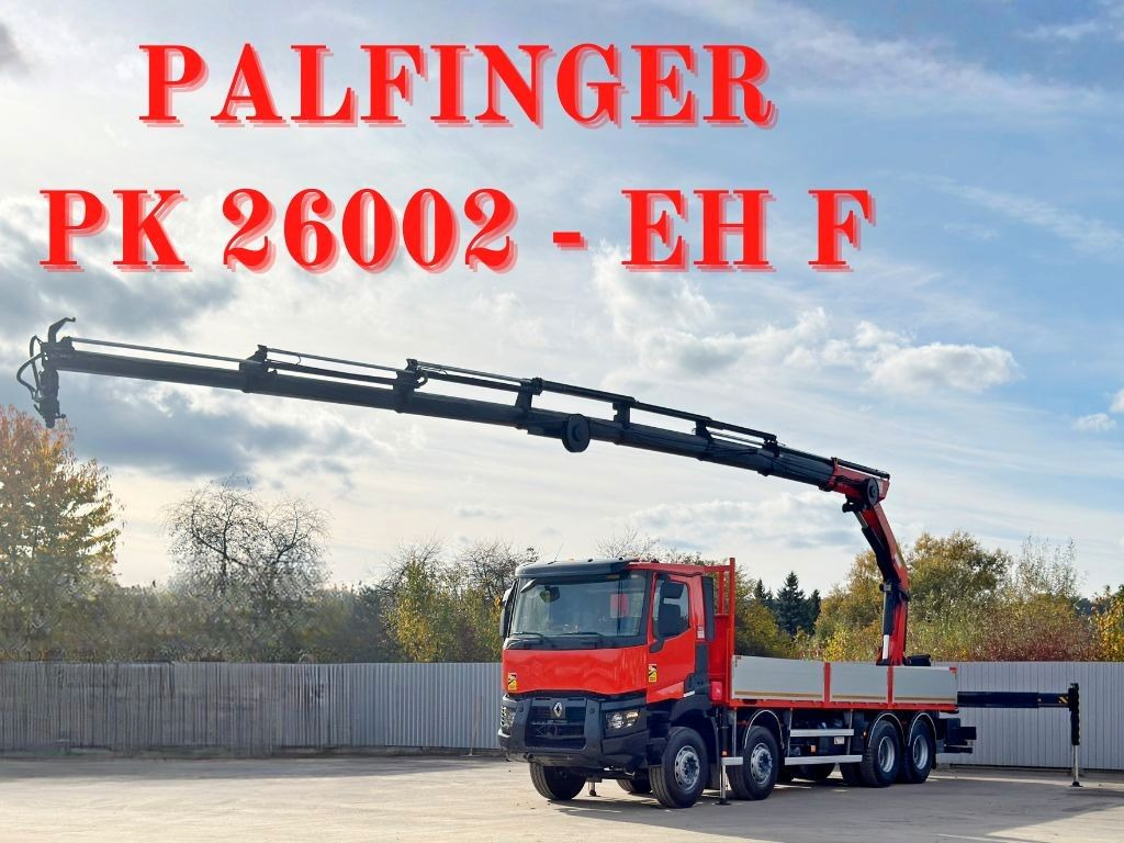 Renault C430 * PALFINGER PK 26002 - EH F + FUNK/ 8x4 - Crane truck: picture 1 Renault C430 * PALFINGER PK 26002 - EH F + FUNK/ 8x4 - Crane truck: picture 1