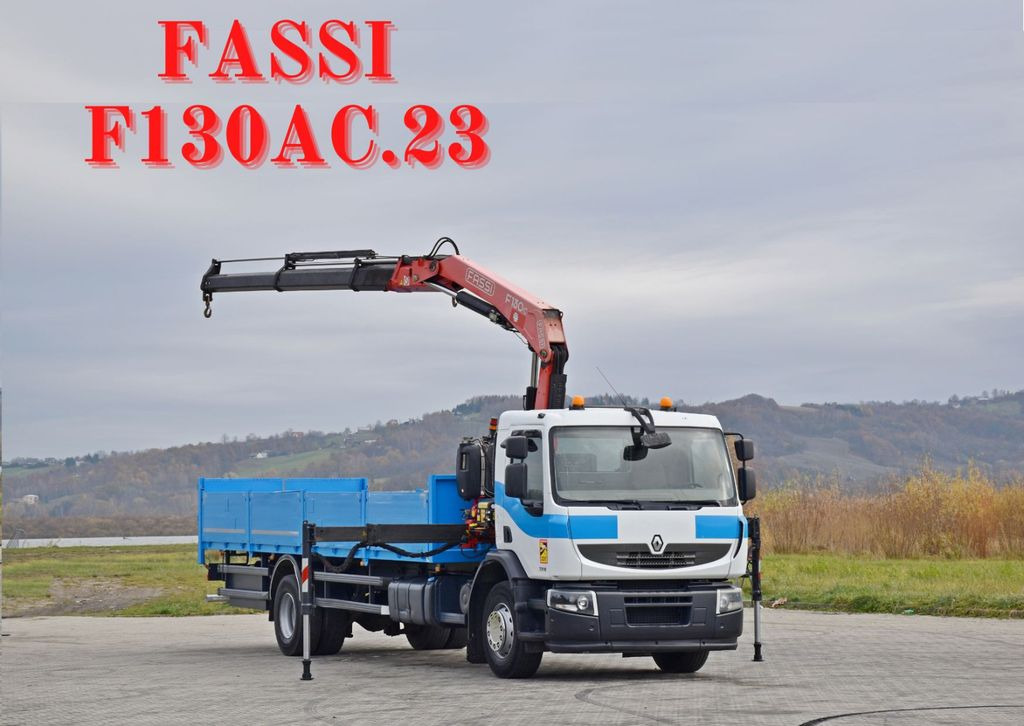Renault Premium 320 DXI* FASSI F130AC.23 * FUNK * TOP - Crane truck, Dropside/ Flatbed truck: picture 1 Renault Premium 320 DXI* FASSI F130AC.23 * FUNK * TOP - Crane truck, Dropside/ Flatbed truck: picture 1