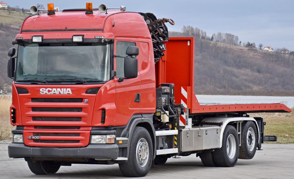 Scania G 400 * Abschleppwagen 6,40m* KRAN + FUNK * TOP - Tow truck: picture 3 Scania G 400 * Abschleppwagen 6,40m* KRAN + FUNK * TOP - Tow truck: picture 3