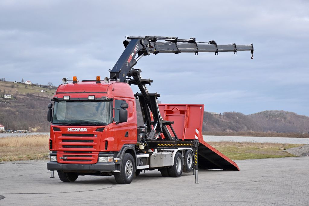 Scania G 400 * Abschleppwagen 6,40m* KRAN + FUNK * TOP Scania G 400 * Abschleppwagen 6,40m* KRAN + FUNK * TOP - Crane truck, Hook lift truck: picture 2 Scania G 400 * Abschleppwagen 6,40m* KRAN + FUNK * TOP Scania G 400 * Abschleppwagen 6,40m* KRAN + FUNK * TOP - Crane truck, Hook lift truck: picture 2