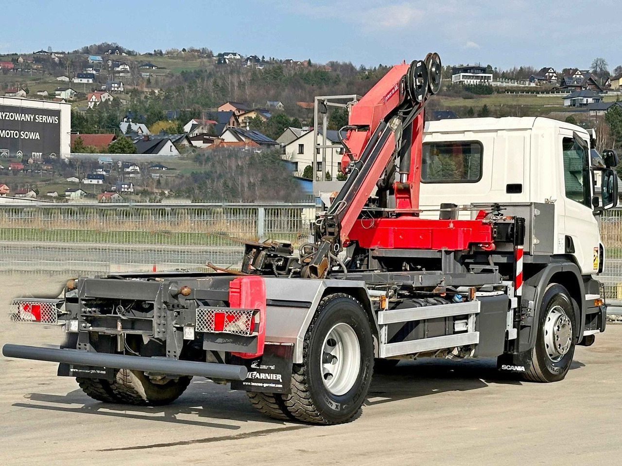 Scania P 250 * HMF 635 K2 + FUNK * TOPZUSTAND - Crane truck: picture 3 Scania P 250 * HMF 635 K2 + FUNK * TOPZUSTAND - Crane truck: picture 3