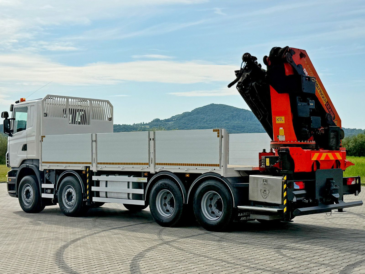 Crane truck Scania R 420 PRITSCHE 6,47 m * PK 44002/FUNK * 8x4 /TOP: picture 7