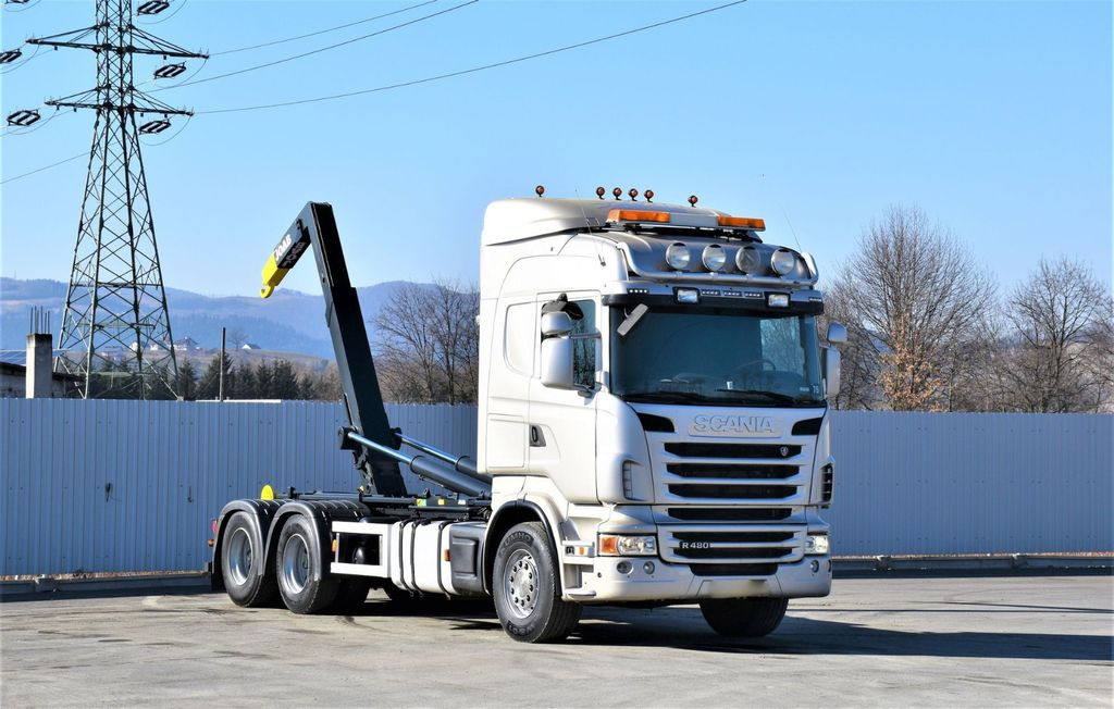 Scania R 480 Abrollkipper * 6x4 * Top Zustand ! Scania R 480 Abrollkipper * 6x4 * Top Zustand ! - Hook lift truck: picture 1 Scania R 480 Abrollkipper * 6x4 * Top Zustand ! Scania R 480 Abrollkipper * 6x4 * Top Zustand ! - Hook lift truck: picture 1