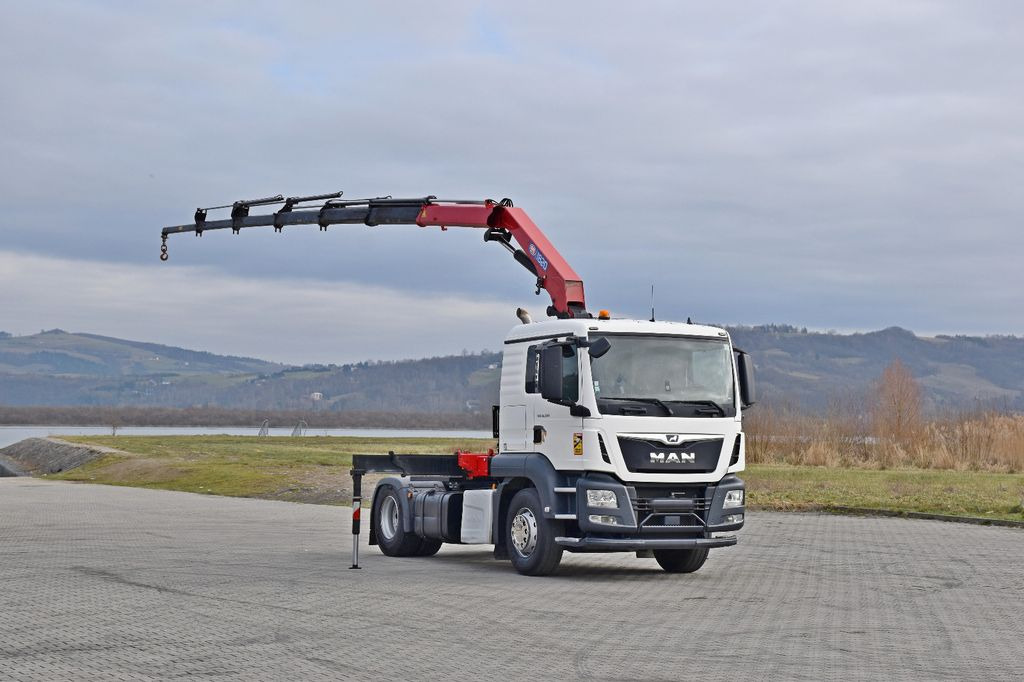 MAN TGS 18.500 Sattelzugmaschine + KRAN/FUNK - Tractor unit: picture 2 MAN TGS 18.500 Sattelzugmaschine + KRAN/FUNK - Tractor unit: picture 2