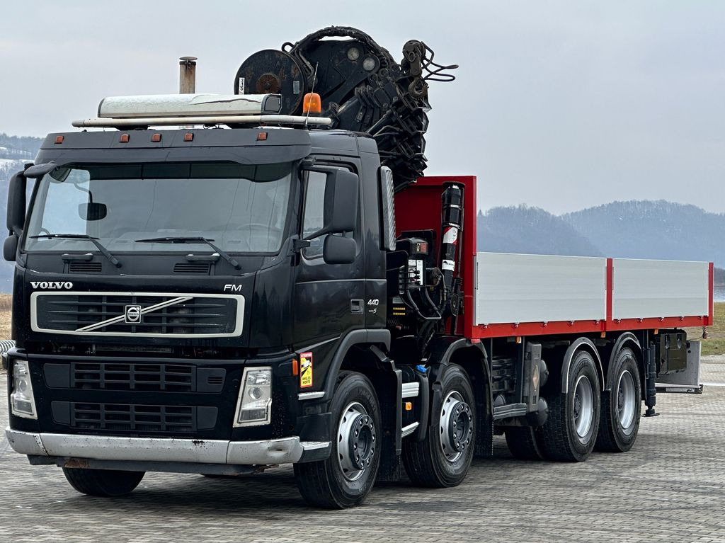 Volvo FM 440* HIAB 377 E-7 HIDUO + FUNK / 8x4 - Dropside/ Flatbed truck, Crane truck: picture 4 Volvo FM 440* HIAB 377 E-7 HIDUO + FUNK / 8x4 - Dropside/ Flatbed truck, Crane truck: picture 4