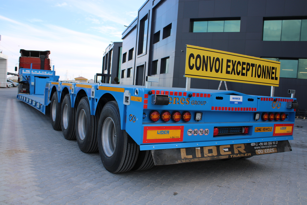 LIDER 2025 READY IN STOCK UNUSED FRONT LOADING - Low loader semi-trailer: picture 1 LIDER 2025 READY IN STOCK UNUSED FRONT LOADING - Low loader semi-trailer: picture 1