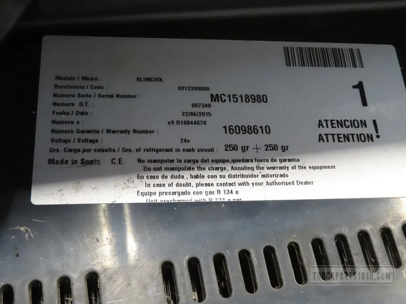 DAF Heating, Ventilation & AC Dak airco unit DAF XF - Heating/ Ventilation for Truck: picture 4 DAF Heating, Ventilation & AC Dak airco unit DAF XF - Heating/ Ventilation for Truck: picture 4
