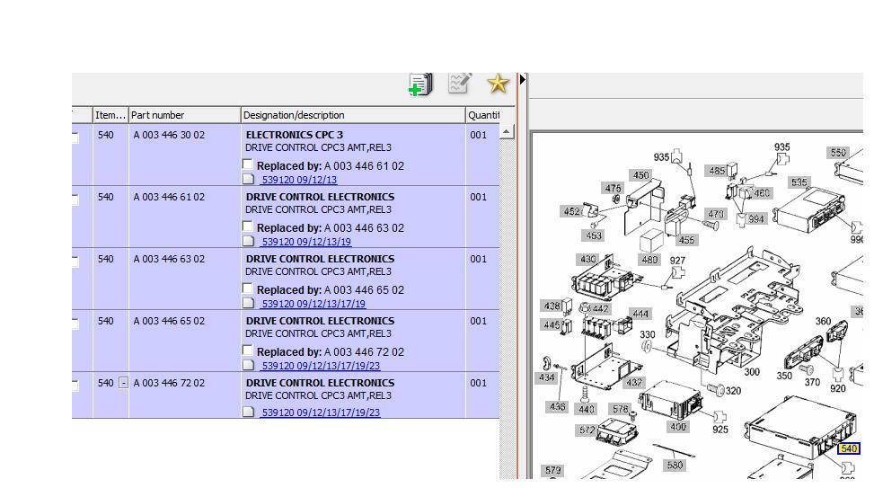 DRIVE CONTROL CPC3 ELECTRONICS ACTROS MP4 - ECU for Truck: picture 5 DRIVE CONTROL CPC3 ELECTRONICS ACTROS MP4 - ECU for Truck: picture 5