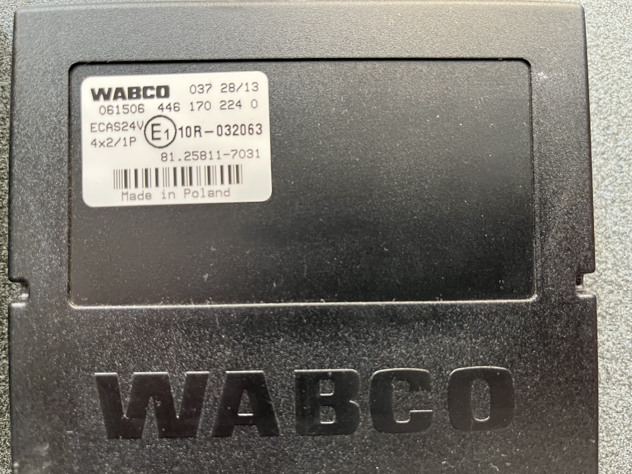 ELECTRΟΝΙC CONTROL UNITS MAN TGX - Electrical system for Truck: picture 4 ELECTRΟΝΙC CONTROL UNITS MAN TGX - Electrical system for Truck: picture 4