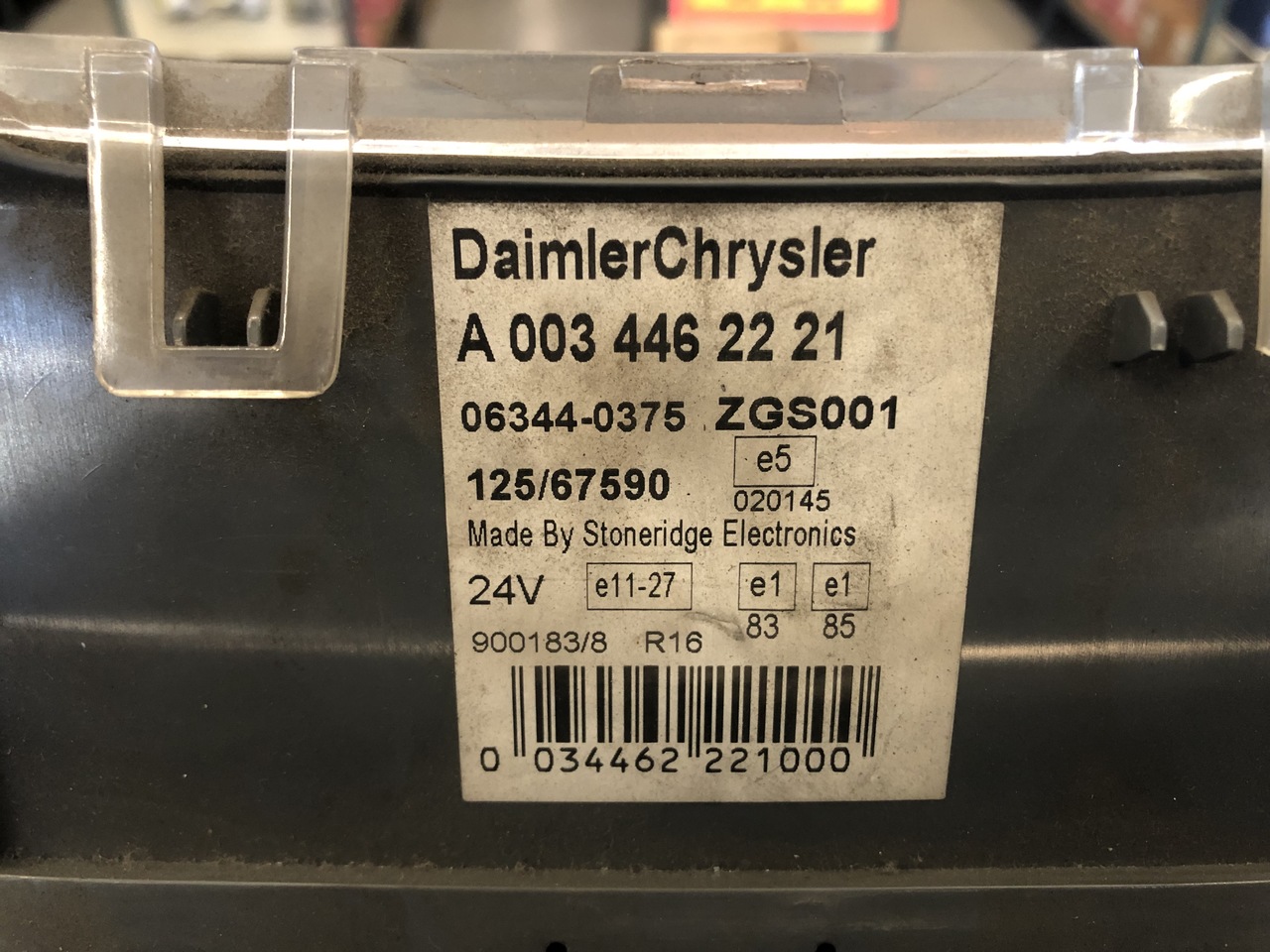 ELECTRONIC INSTRUMENT ATEGO EURO 4 - Tachograph for Truck: picture 3 ELECTRONIC INSTRUMENT ATEGO EURO 4 - Tachograph for Truck: picture 3