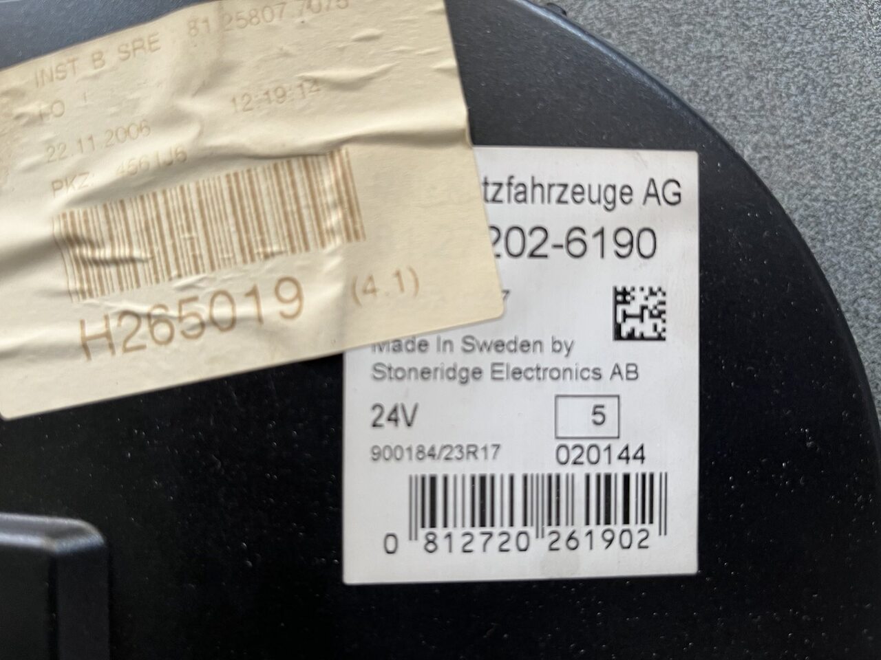 INSTRUMENTS MAN TGA - Electrical system for Truck: picture 3 INSTRUMENTS MAN TGA - Electrical system for Truck: picture 3