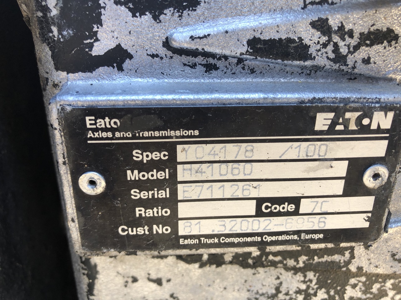 MAN EATON FSO5206B AND Y04178 - Gearbox: picture 5 MAN EATON FSO5206B AND Y04178 - Gearbox: picture 5