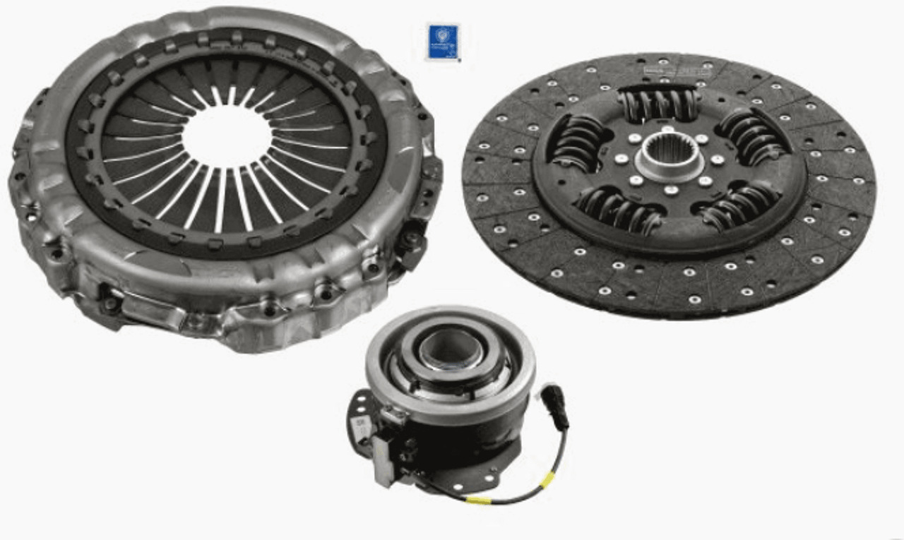 3400710064 KOPPELING SET MET DRUK LAGER Fi430 RVI C,K,T,VO.FH -16- SACHS ZF +DEPOSIT 100 - Clutch and parts for Truck: picture 1 3400710064 KOPPELING SET MET DRUK LAGER Fi430 RVI C,K,T,VO.FH -16- SACHS ZF +DEPOSIT 100 - Clutch and parts for Truck: picture 1