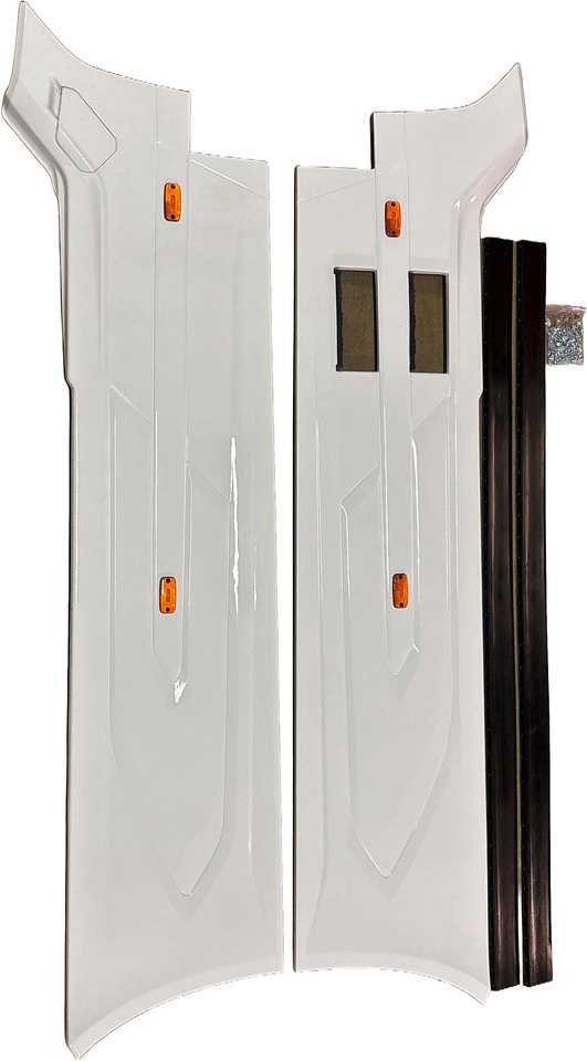 DAF XG XG+ XF ZIJSKIRT SET WB 4000mm 2022- COLOR CRISTAL WHITE , E1980,COMPLEET MET BEVESTIGING. 000217C1B - Bumper for Truck: picture 1 DAF XG XG+ XF ZIJSKIRT SET WB 4000mm 2022- COLOR CRISTAL WHITE , E1980,COMPLEET MET BEVESTIGING. 000217C1B - Bumper for Truck: picture 1