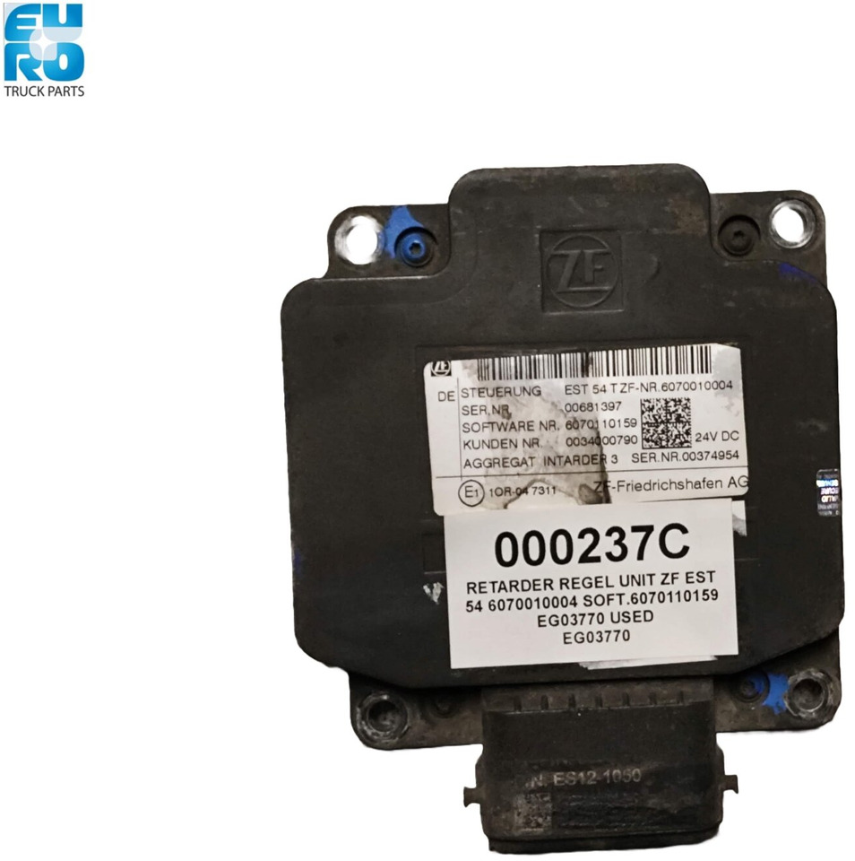 RETARDER REGEL UNIT ZF EST 54 6070010004 SOFT.6070110159 EG03770 USED 000237C - Transmission for Truck: picture 1 RETARDER REGEL UNIT ZF EST 54 6070010004 SOFT.6070110159 EG03770 USED 000237C - Transmission for Truck: picture 1