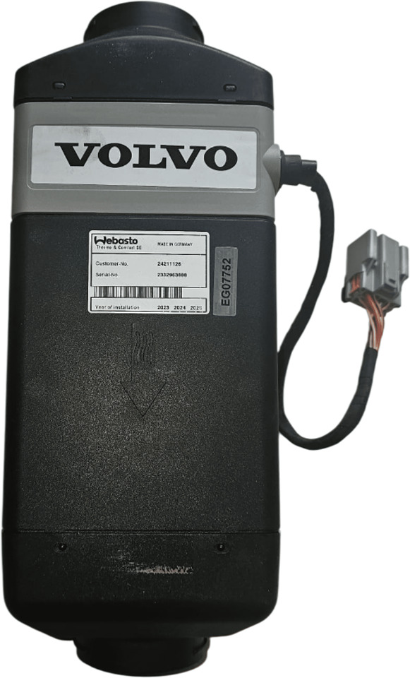 WEBASTO LUCHTVERWARMER AIRTOP EVO 2000 24V/2kW VOLVO | GEBRUIKT | 24211126 - Heating/ Ventilation for Truck: picture 1 WEBASTO LUCHTVERWARMER AIRTOP EVO 2000 24V/2kW VOLVO | GEBRUIKT | 24211126 - Heating/ Ventilation for Truck: picture 1