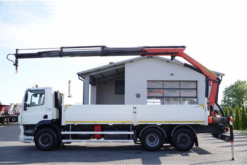 DAF CF 370 / 6x2 / SKRZYNIOWY - paka: 6,4 m / + HDS PALFINGER PK 180 - Dropside/ Flatbed truck, Crane truck: picture 2 DAF CF 370 / 6x2 / SKRZYNIOWY - paka: 6,4 m / + HDS PALFINGER PK 180 - Dropside/ Flatbed truck, Crane truck: picture 2