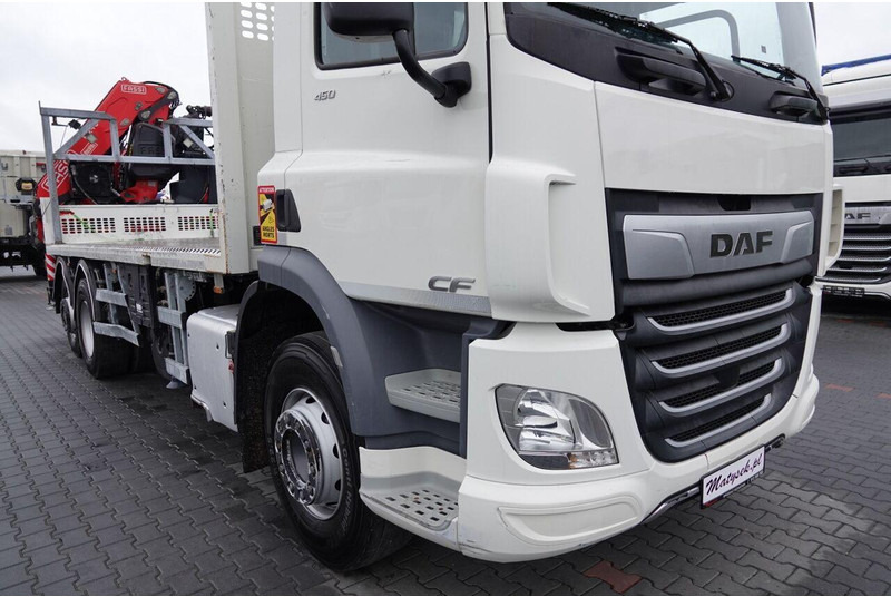 Dropside/ Flatbed truck, Crane truck DAF CF 450: picture 9