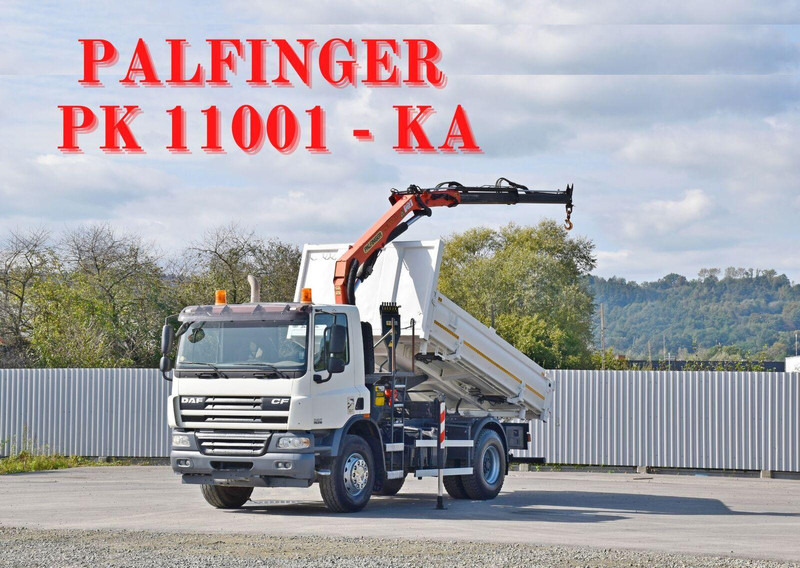 DAF CF 75.310 Kipper 4,30 m* KRAN * TOPZUSTAND - Tipper: picture 1 DAF CF 75.310 Kipper 4,30 m* KRAN * TOPZUSTAND - Tipper: picture 1