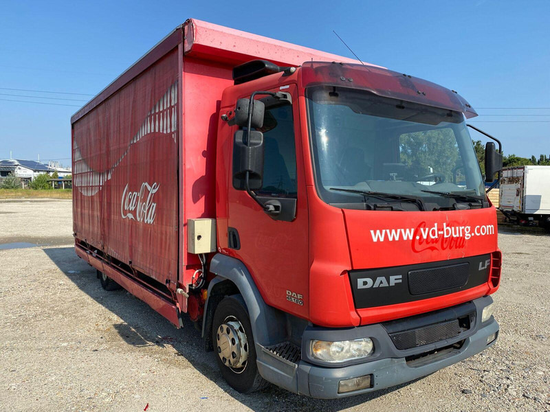 DAF LF 45.180 Pritsche + Plane - Box truck: picture 2 DAF LF 45.180 Pritsche + Plane - Box truck: picture 2