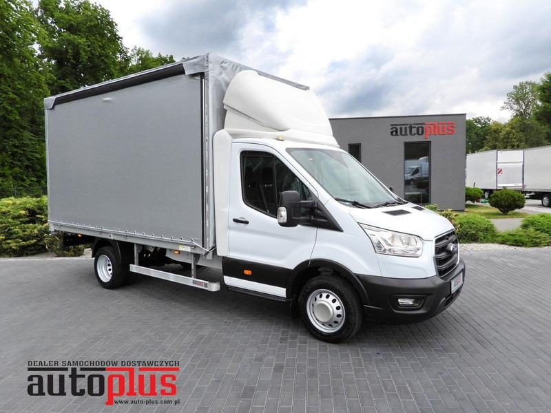 Ford TRANSIT PLANDEKA 8 PALET TEMPOMAT LEDY BLIŹNIACZE KOŁA KLIMATYZ - Curtain side van: picture 1 Ford TRANSIT PLANDEKA 8 PALET TEMPOMAT LEDY BLIŹNIACZE KOŁA KLIMATYZ - Curtain side van: picture 1