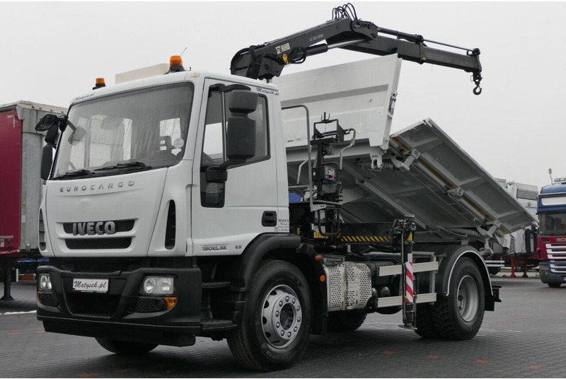 Iveco 19 - 320 KM / E 6 / Wywrotka + HDS / HYDROBURTA / 3 STRONNY KIPP - Tipper, Crane truck: picture 1 Iveco 19 - 320 KM / E 6 / Wywrotka + HDS / HYDROBURTA / 3 STRONNY KIPP - Tipper, Crane truck: picture 1