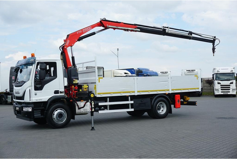 Iveco EUROCARGO / 160-21 / SKRZYNIOWY + HDS / FASSI F110 / ROTATOR / P - Dropside/ Flatbed truck, Crane truck: picture 4 Iveco EUROCARGO / 160-21 / SKRZYNIOWY + HDS / FASSI F110 / ROTATOR / P - Dropside/ Flatbed truck, Crane truck: picture 4