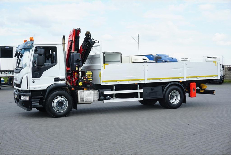 Iveco EUROCARGO / 160-21 / SKRZYNIOWY + HDS / FASSI F110 / ROTATOR / P - Dropside/ Flatbed truck, Crane truck: picture 5 Iveco EUROCARGO / 160-21 / SKRZYNIOWY + HDS / FASSI F110 / ROTATOR / P - Dropside/ Flatbed truck, Crane truck: picture 5