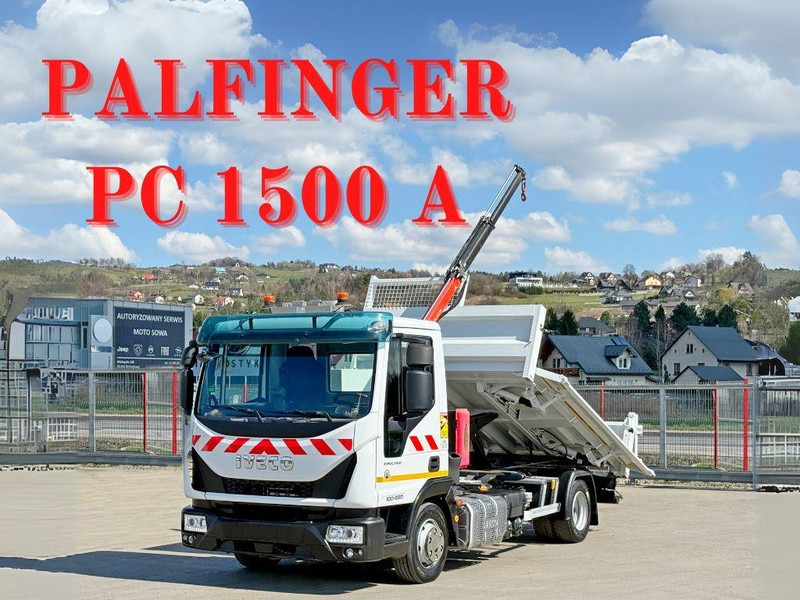 Iveco Eurocargo 100-220 *PC 1500 A * TOPZUSTAND - Tipper, Crane truck: picture 1 Iveco Eurocargo 100-220 *PC 1500 A * TOPZUSTAND - Tipper, Crane truck: picture 1