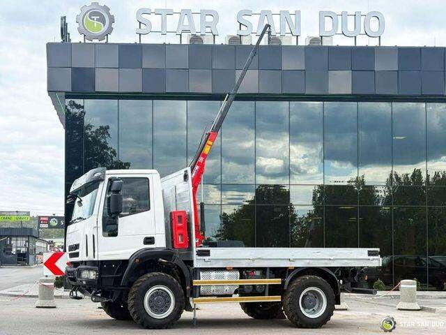 Iveco Eurocargo 4x4 HMF 202 Euro 6 mileage: 76,000 k - Dropside/ Flatbed truck, Crane truck: picture 1 Iveco Eurocargo 4x4 HMF 202 Euro 6 mileage: 76,000 k - Dropside/ Flatbed truck, Crane truck: picture 1