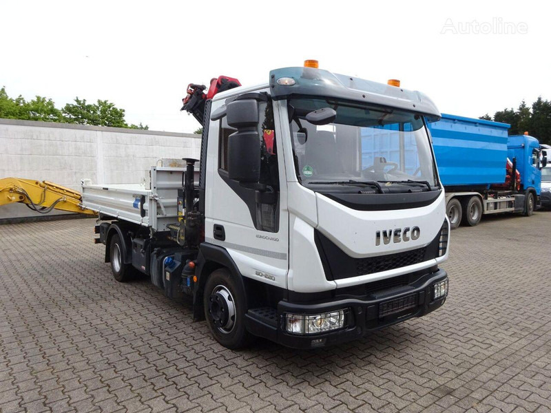 Tipper, Crane truck Iveco Eurocargo 80-220 Tipper + crane: picture 10