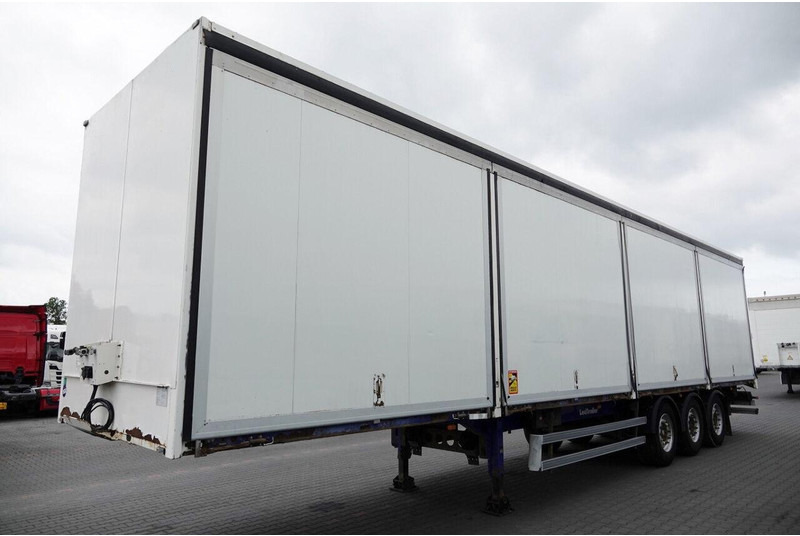 Lecitrailer KONTENER / KOFFER / OTWIERANE BOKI / MOCNA PODŁOGA SZYNA DESKA - Closed box semi-trailer: picture 4 Lecitrailer KONTENER / KOFFER / OTWIERANE BOKI / MOCNA PODŁOGA SZYNA DESKA - Closed box semi-trailer: picture 4