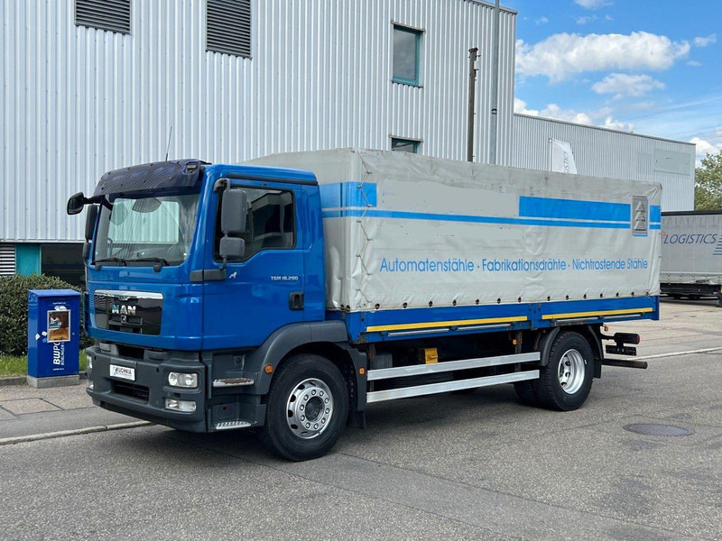 MAN 18.290 Pritsche 6,1m Klima Edscha AHK Autom. - Dropside/ Flatbed truck: picture 2 MAN 18.290 Pritsche 6,1m Klima Edscha AHK Autom. - Dropside/ Flatbed truck: picture 2