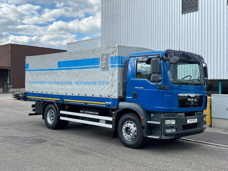 MAN 18.290 Pritsche 6,1m Klima Edscha AHK Autom. - Dropside/ Flatbed truck: picture 1 MAN 18.290 Pritsche 6,1m Klima Edscha AHK Autom. - Dropside/ Flatbed truck: picture 1