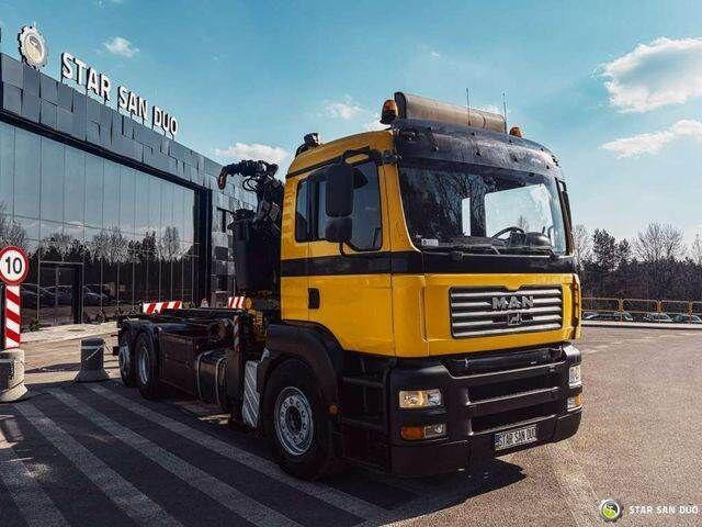 MAN TGA 18.440 6x2 FASSI F 210 A.24 Crane Rotator - Hook lift truck, Crane truck: picture 4 MAN TGA 18.440 6x2 FASSI F 210 A.24 Crane Rotator - Hook lift truck, Crane truck: picture 4