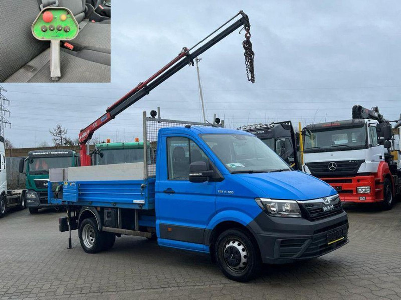 MAN TGE 6.120 Flatbed + Crane Maxilift ML 270 L.3H - Dropside/ Flatbed truck, Crane truck: picture 4 MAN TGE 6.120 Flatbed + Crane Maxilift ML 270 L.3H - Dropside/ Flatbed truck, Crane truck: picture 4