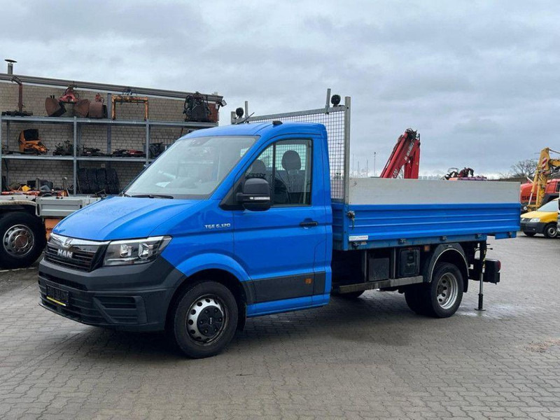 MAN TGE 6.120 Flatbed + Crane Maxilift ML 270 L.3H - Dropside/ Flatbed truck, Crane truck: picture 1 MAN TGE 6.120 Flatbed + Crane Maxilift ML 270 L.3H - Dropside/ Flatbed truck, Crane truck: picture 1
