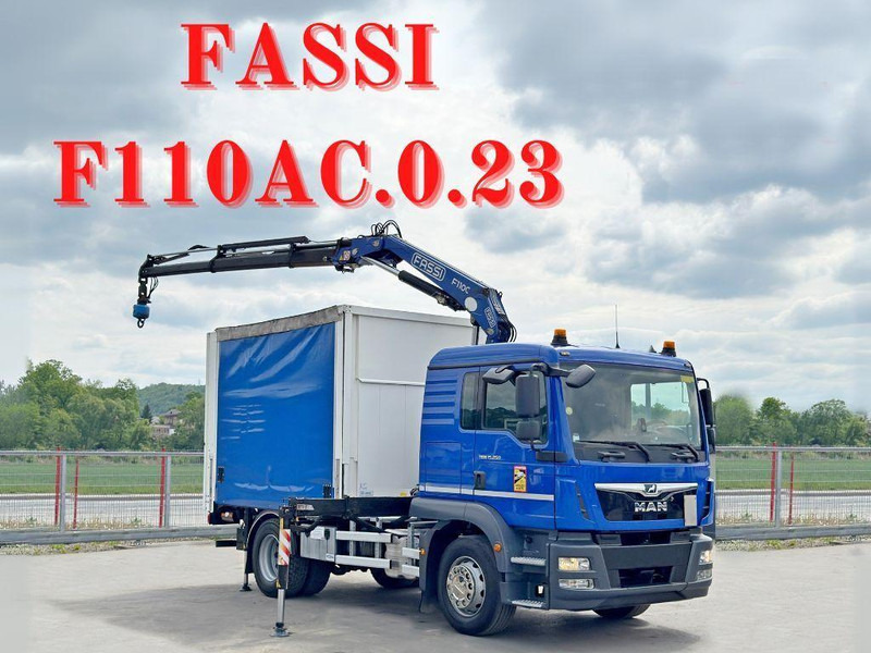 MAN TGM 15.250* FASSI F110A.0.23 * TOPZUSTAND - Box truck: picture 1 MAN TGM 15.250* FASSI F110A.0.23 * TOPZUSTAND - Box truck: picture 1