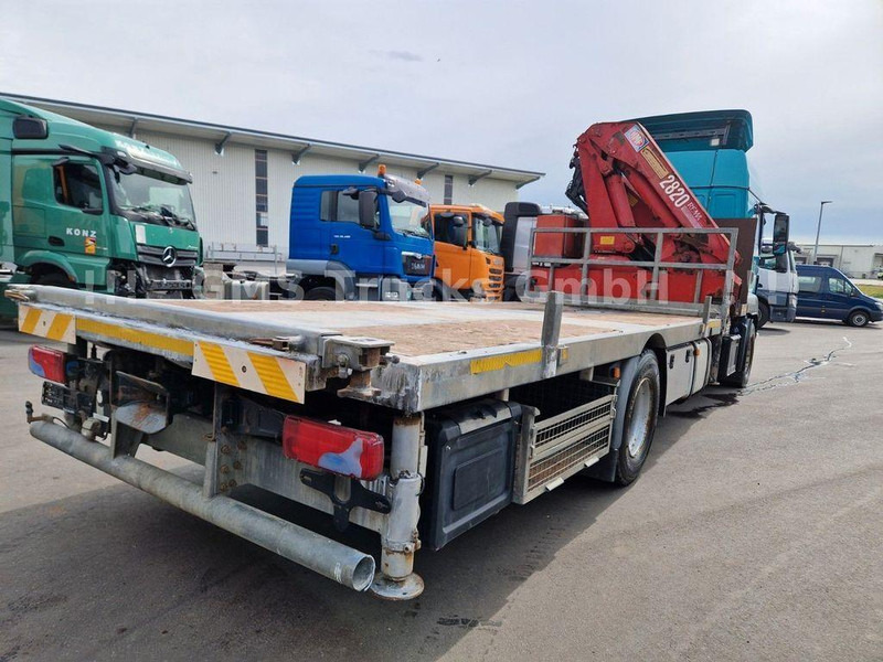 Dropside/ Flatbed truck, Crane truck MAN TGS 18.360 Platform Crane HMF 2820: picture 9