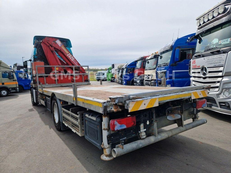 Dropside/ Flatbed truck, Crane truck MAN TGS 18.360 Platform Crane HMF 2820: picture 6