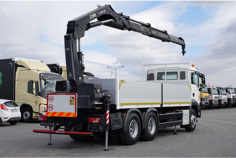 MAN TGS 26.320 / 6X4 / SKRZYNIOWY 6.5 M + HDS HIAB 188 BS-3 / MAX UD - Dropside/ Flatbed truck, Crane truck: picture 3 MAN TGS 26.320 / 6X4 / SKRZYNIOWY 6.5 M + HDS HIAB 188 BS-3 / MAX UD - Dropside/ Flatbed truck, Crane truck: picture 3
