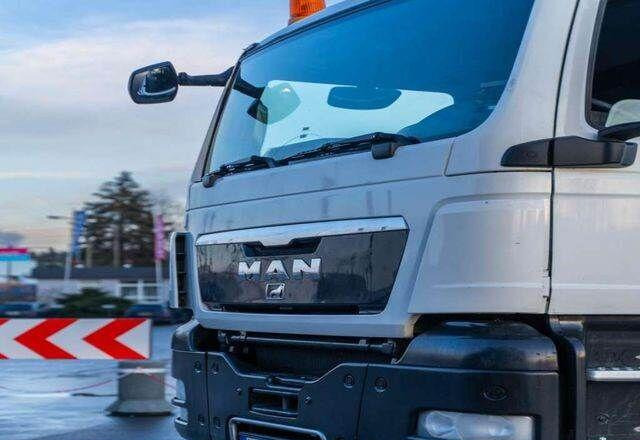 Tipper, Crane truck MAN TGS 26.360 6x6 PALFINGER PK 18001 EH Crane Kipe: picture 13