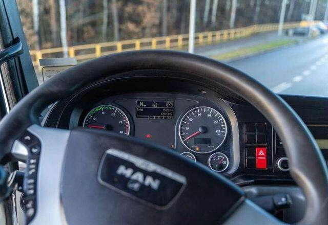 Tipper, Crane truck MAN TGS 26.360 6x6 PALFINGER PK 18001 EH Crane Kipe: picture 7