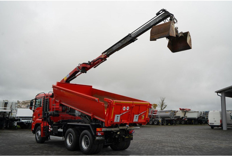 MAN TGS 26.400 / 6x4 / WYWROTKA 2 STRONNA + HDS HMF 1530 K2 / HYDR - Tipper, Crane truck: picture 3 MAN TGS 26.400 / 6x4 / WYWROTKA 2 STRONNA + HDS HMF 1530 K2 / HYDR - Tipper, Crane truck: picture 3